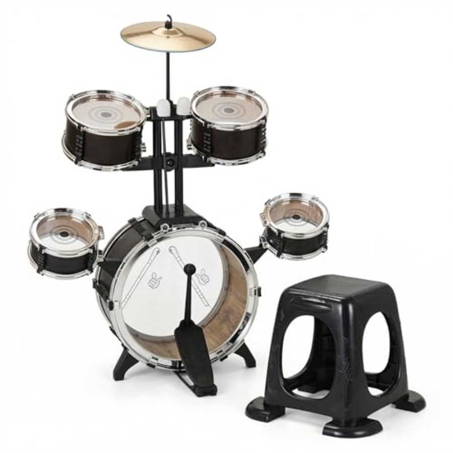 Musical Instrument Kit - Drum Set for Toddlers 3-5, 5