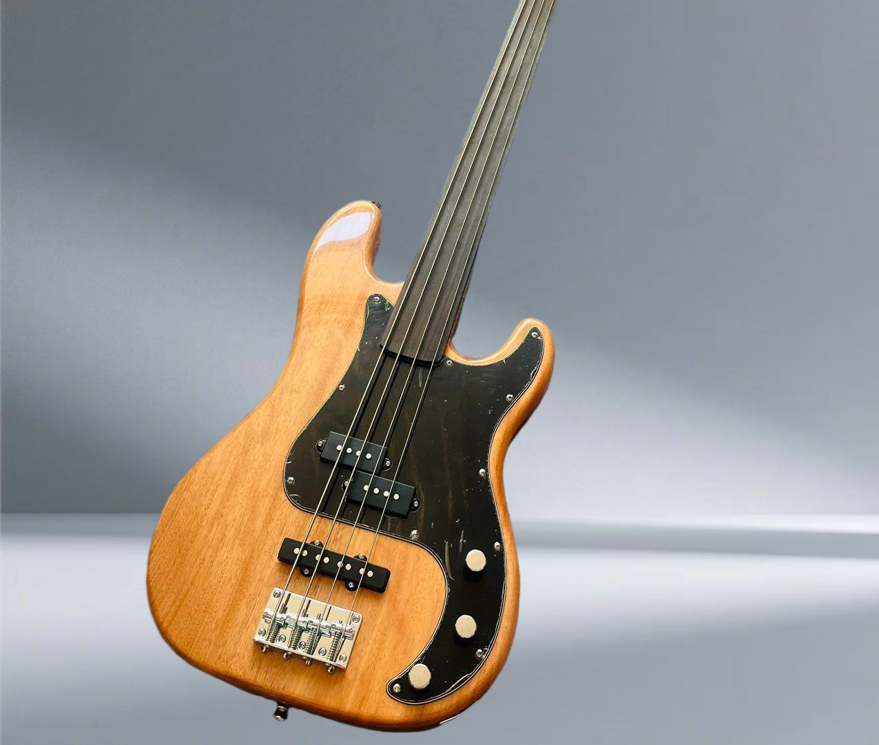 Bass Guitar Fretless - Fretless 4 string bass Guitar ，Rosewood