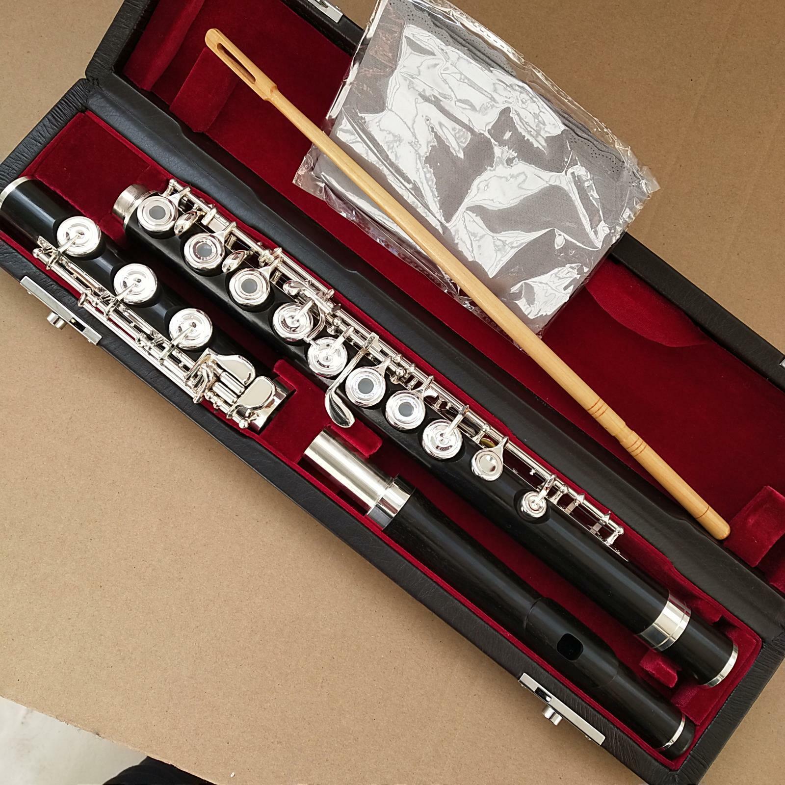 Wooden Flute Native - Excellent Ebony Flute C key 17