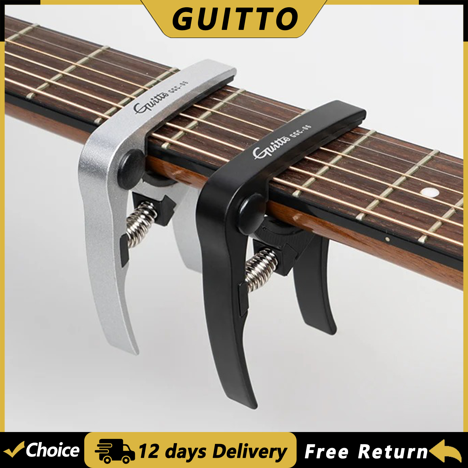 Musical Instrument Ukulele - GUITTO GGC-06 Aluminum Alloy Guitar Capo