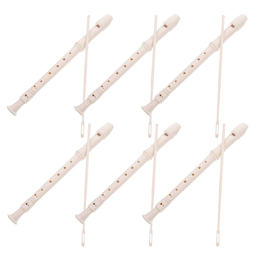 Soprano Recorder Plastic - 6Sets Soprano Recorder German Style Beginner