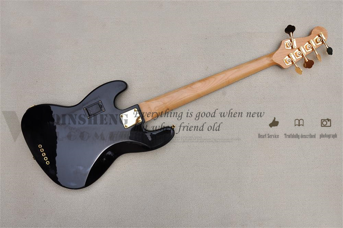 5 Strings Bass Guitar Jaz Blac - Bass Guitar Fretless ulasan dan harga