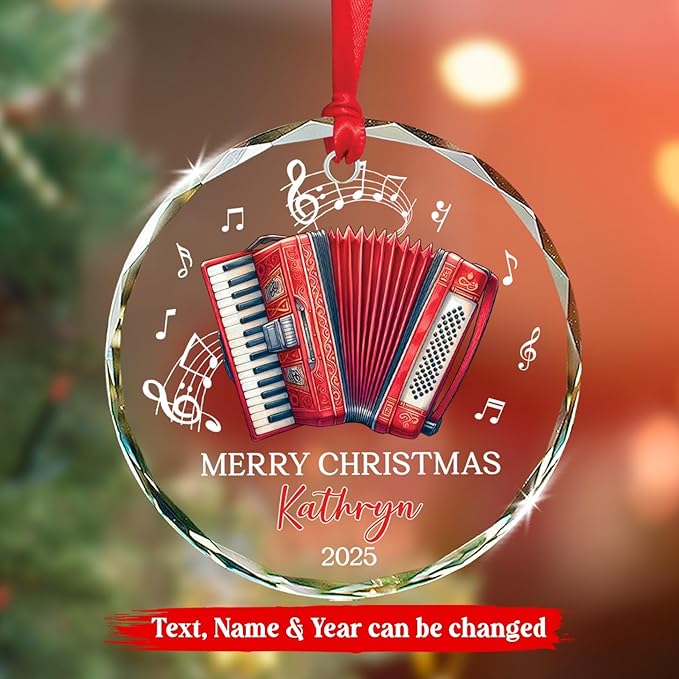 Accordion Lover Christmas Orna - Musical Instrument With Name ulasan dan harga