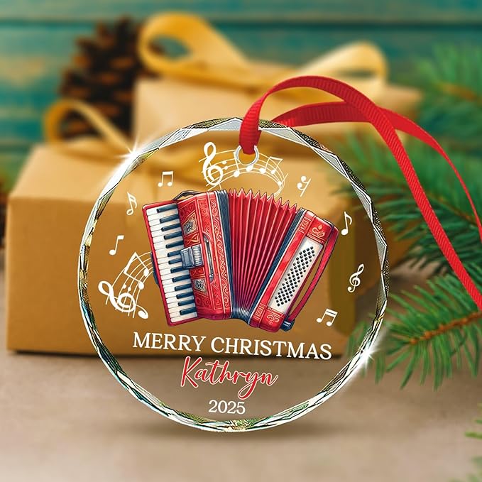 Accordion Lover Christmas Orna - Musical Instrument With Name ulasan dan harga