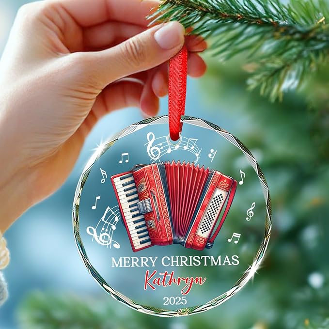 Accordion Lover Christmas Orna - Musical Instrument With Name ulasan dan harga