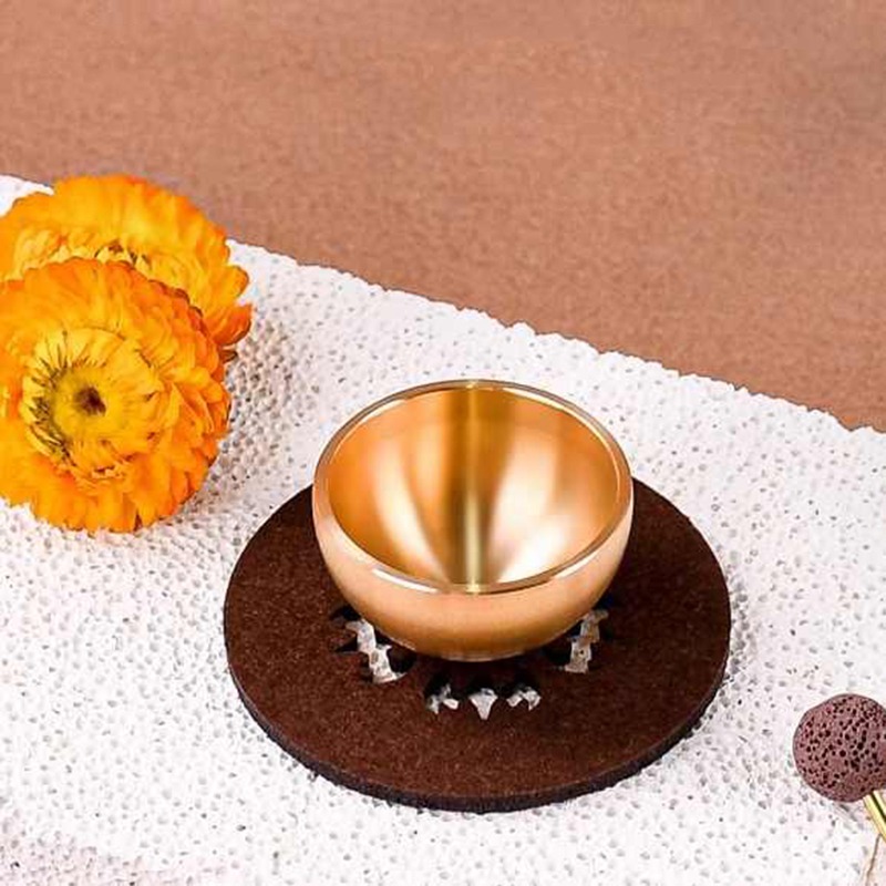 Mini Singing Bowl Handmade Cop - Musical Instrument Kit ulasan dan harga