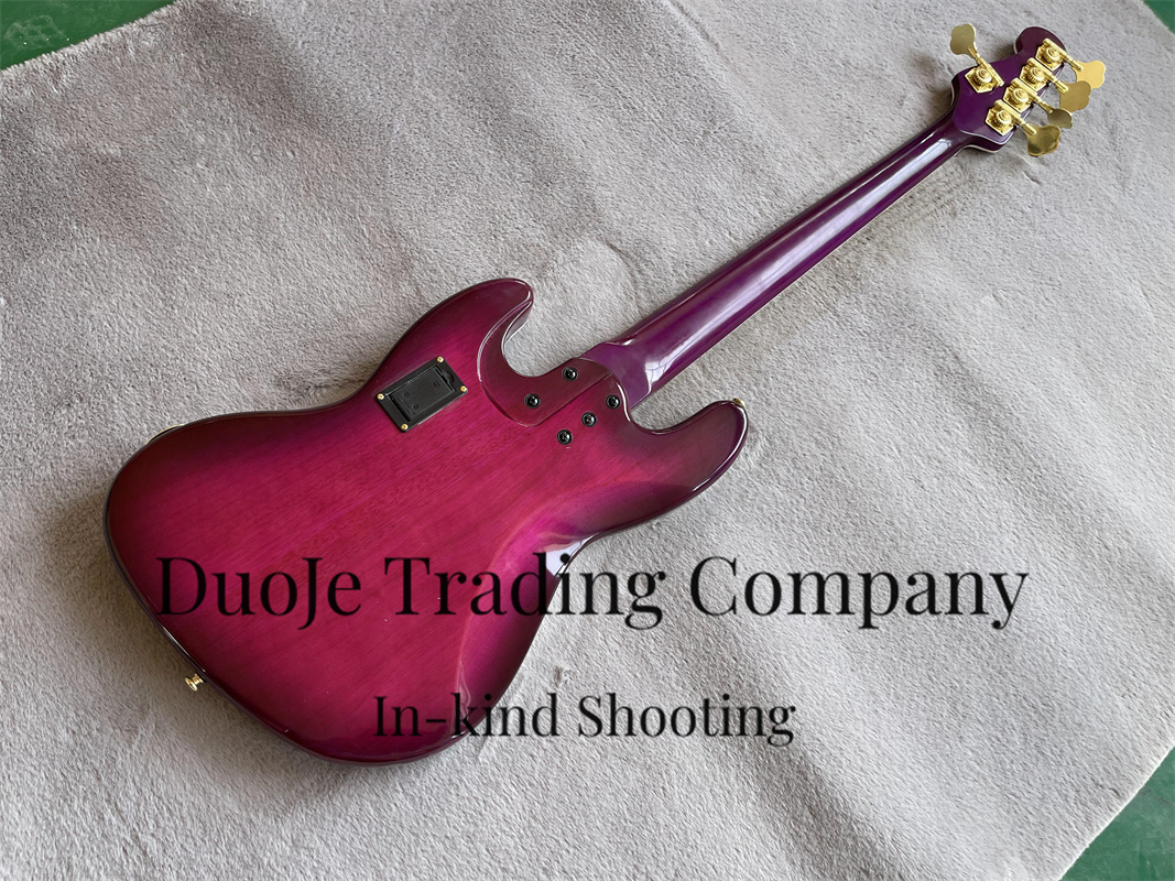 Fuchsia Electric bass 5-string - Bass Guitar Fretless ulasan dan harga