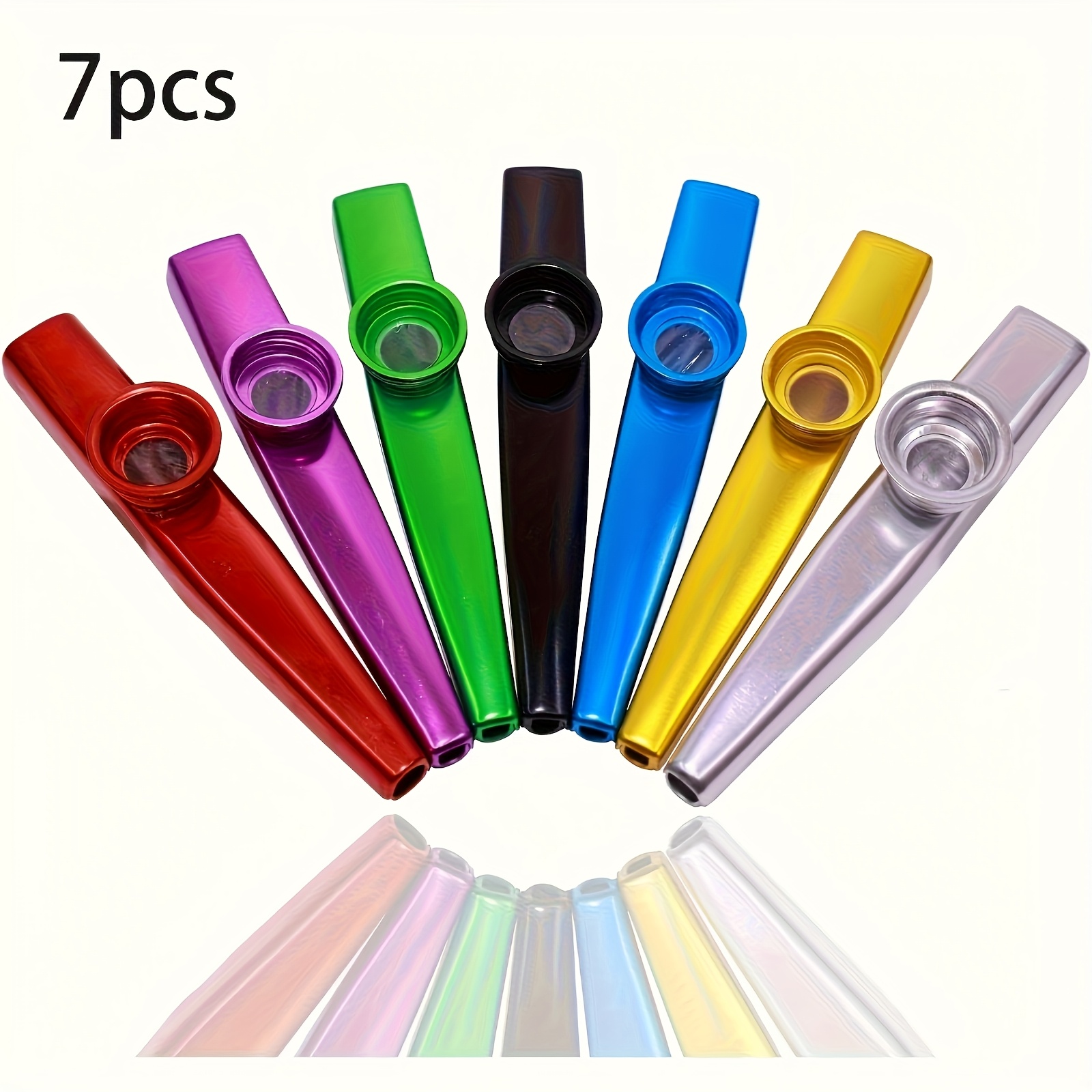 7pcs Metal Kazoos Simple Desig - Musical Instrument Ukulele ulasan dan harga