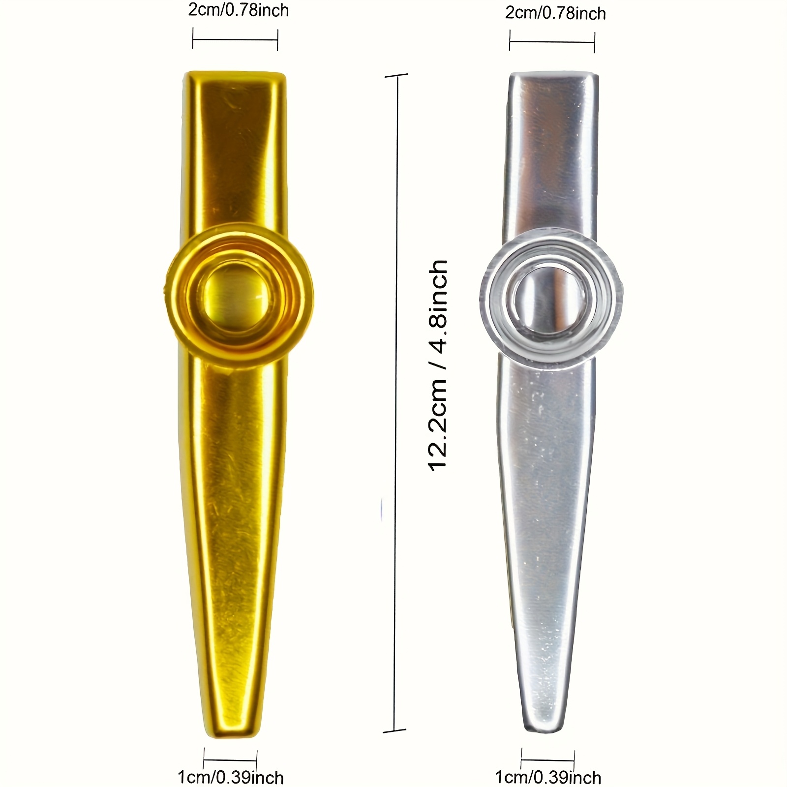7pcs Metal Kazoos Simple Desig - Musical Instrument Ukulele ulasan dan harga