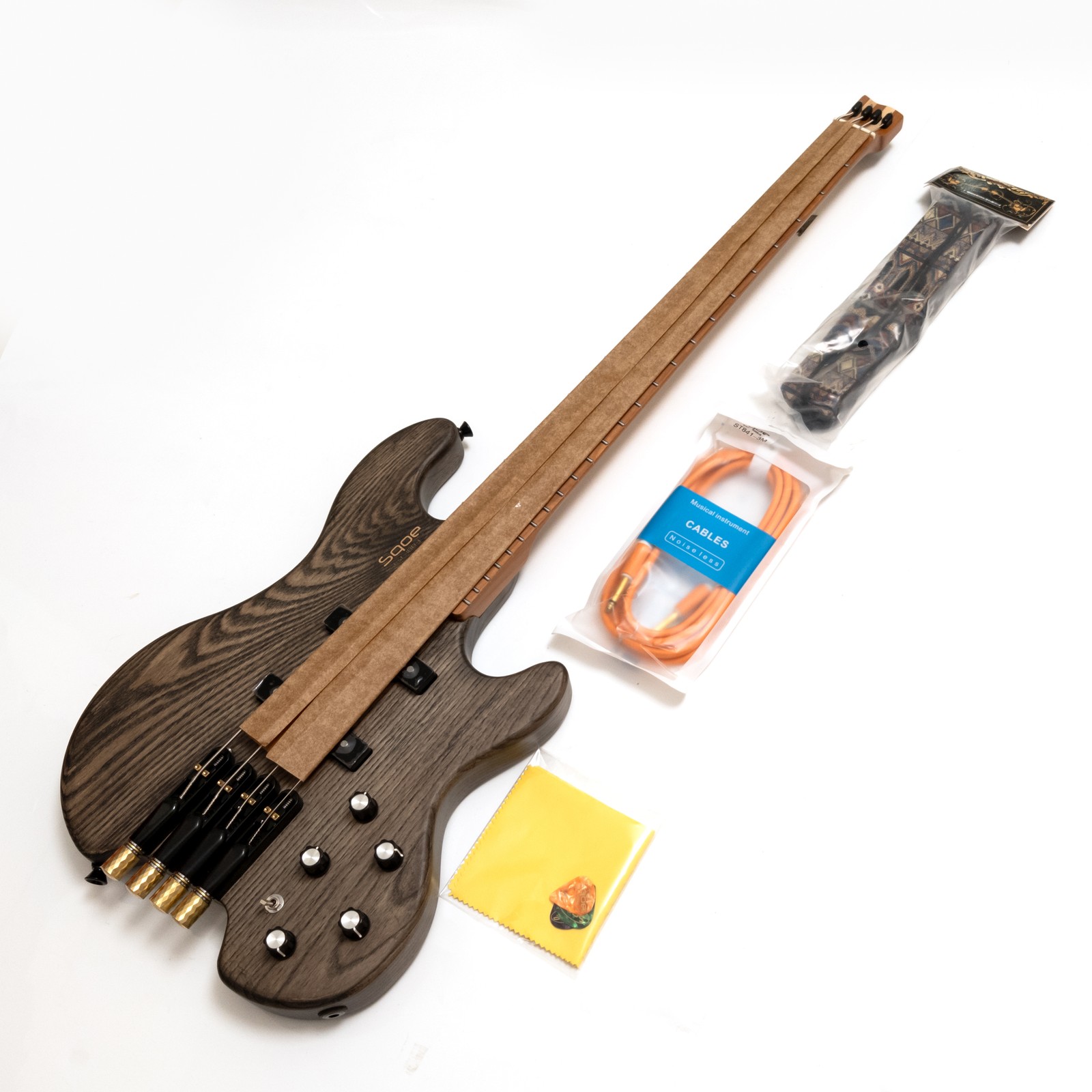 Headless 4 String Bass Guitar  - Bass Guitar Fretless ulasan dan harga