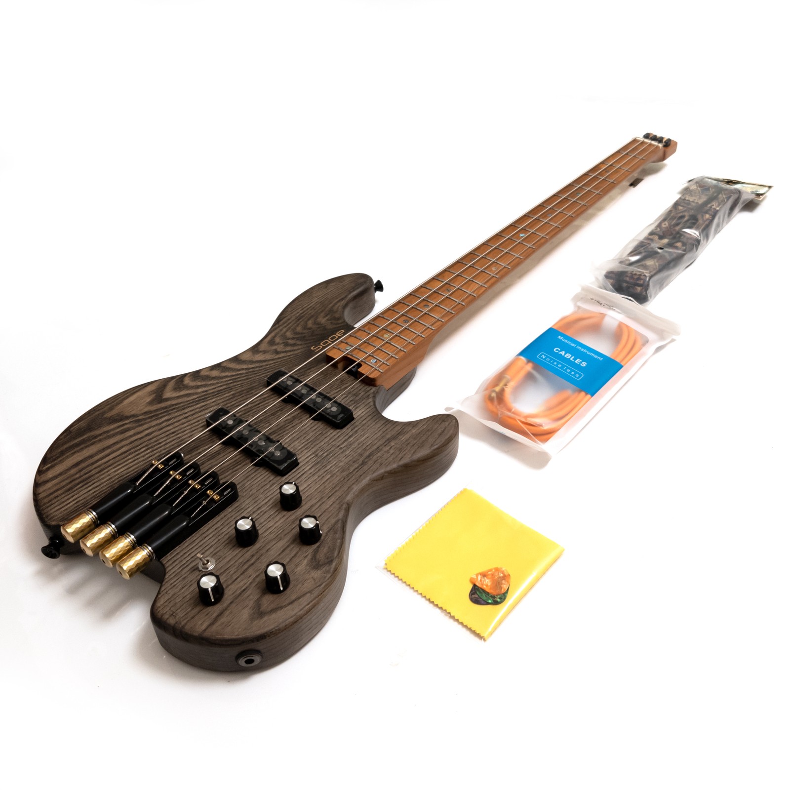 Headless 4 String Bass Guitar  - Bass Guitar Fretless ulasan dan harga