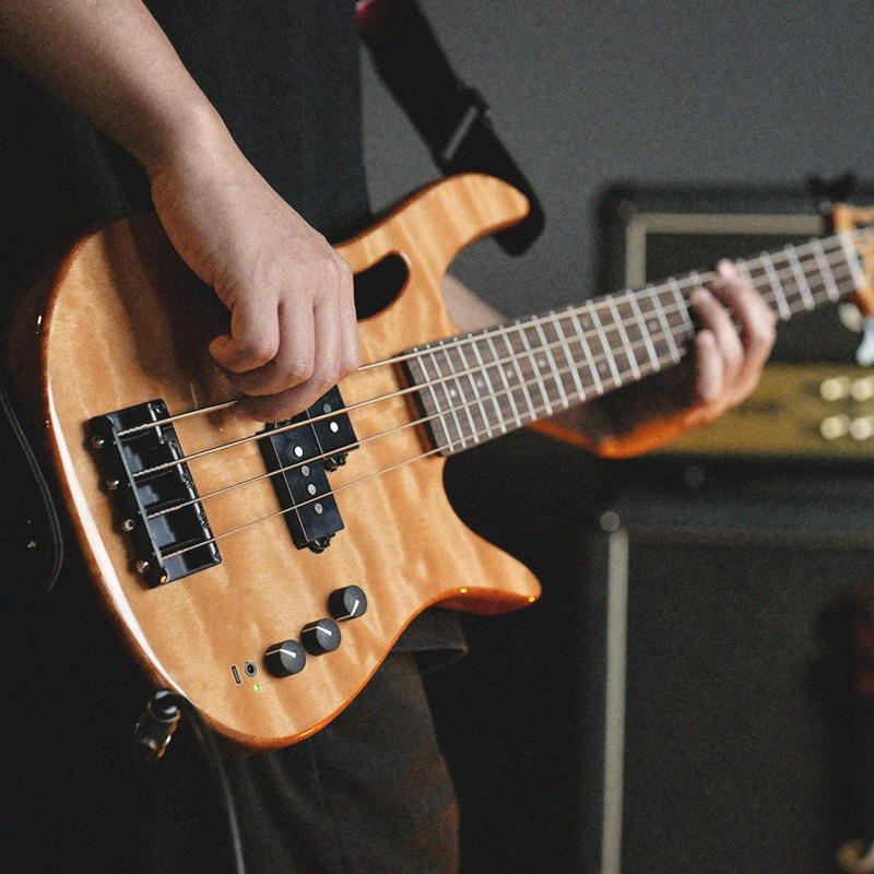 33Inch Electric Bass 4 String  - Bass Guitar Fretless ulasan dan harga