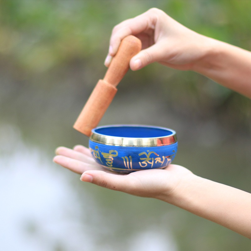 Meditation Singing Bowl Nepal  - Musical Instrument Kit ulasan dan harga