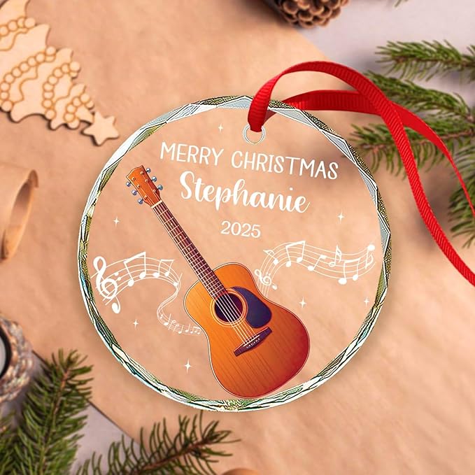 Custom Guitar Musical Instrume - Musical Instrument With Name ulasan dan harga