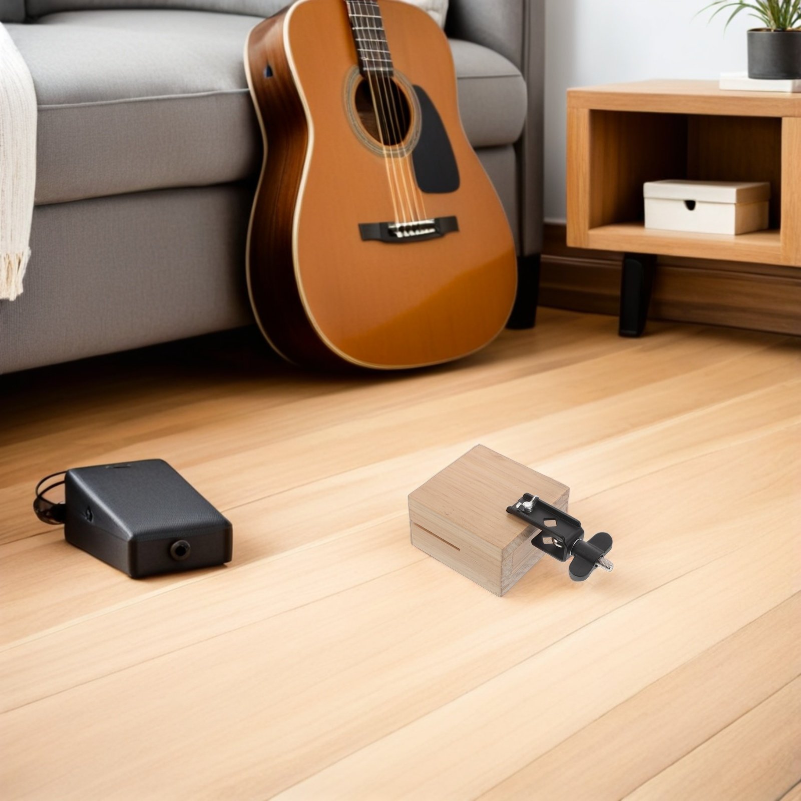 Wooden Cowbell Square Mini Jam - Musical Instrument Kit ulasan dan harga