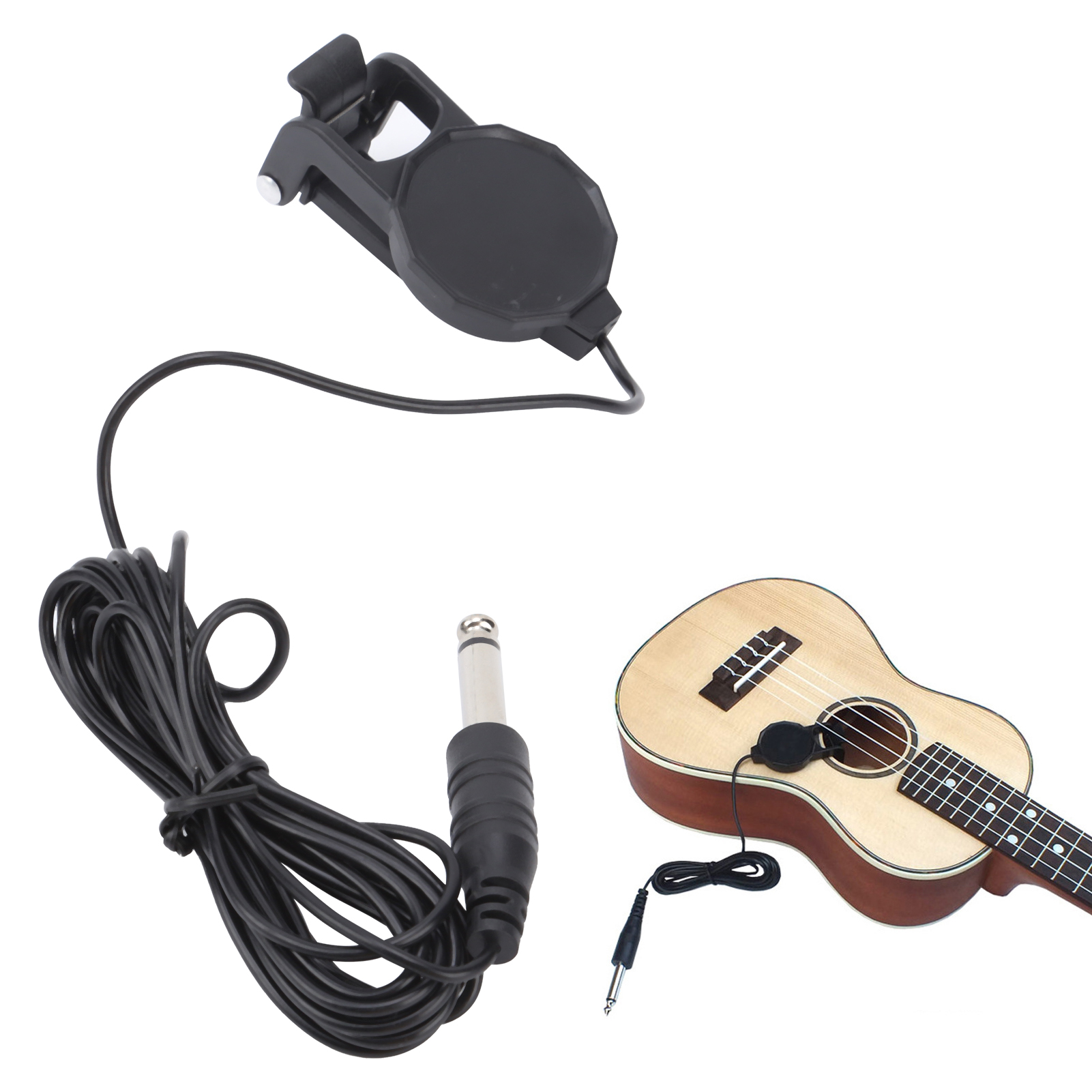 Clip-On Pickup Microphone Piez - Musical Instrument Ukulele ulasan dan harga