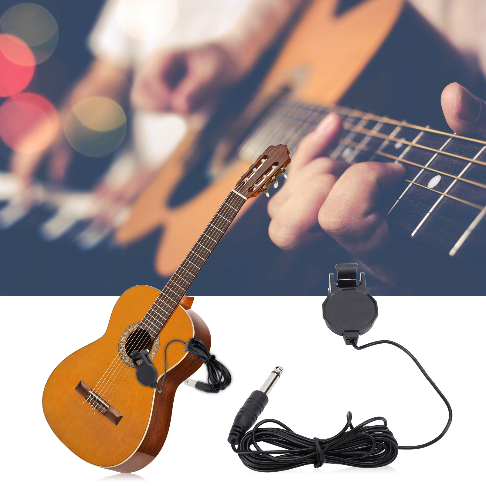 Clip-On Pickup Microphone Piez - Musical Instrument Ukulele ulasan dan harga