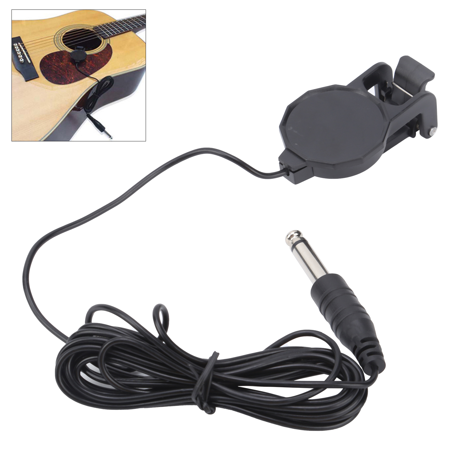 Clip-On Pickup Microphone Piez - Musical Instrument Ukulele ulasan dan harga