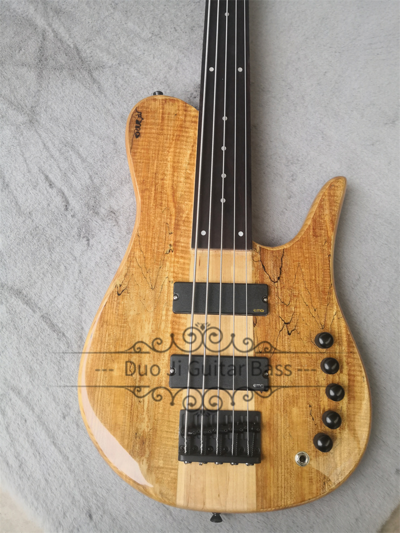 Naturl Bass,5 Strings Bass Gui - Bass Guitar Fretless ulasan dan harga