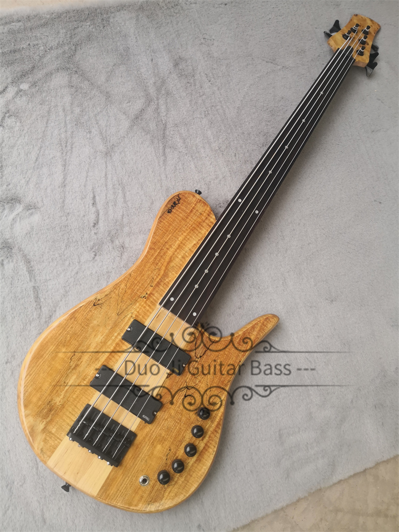 Naturl Bass,5 Strings Bass Gui - Bass Guitar Fretless ulasan dan harga