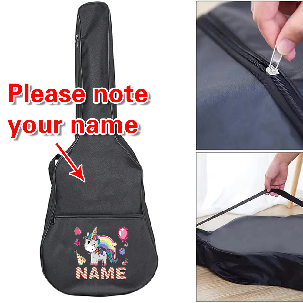 Customized Name Guitar Bag 36- - Musical Instrument With Name ulasan dan harga