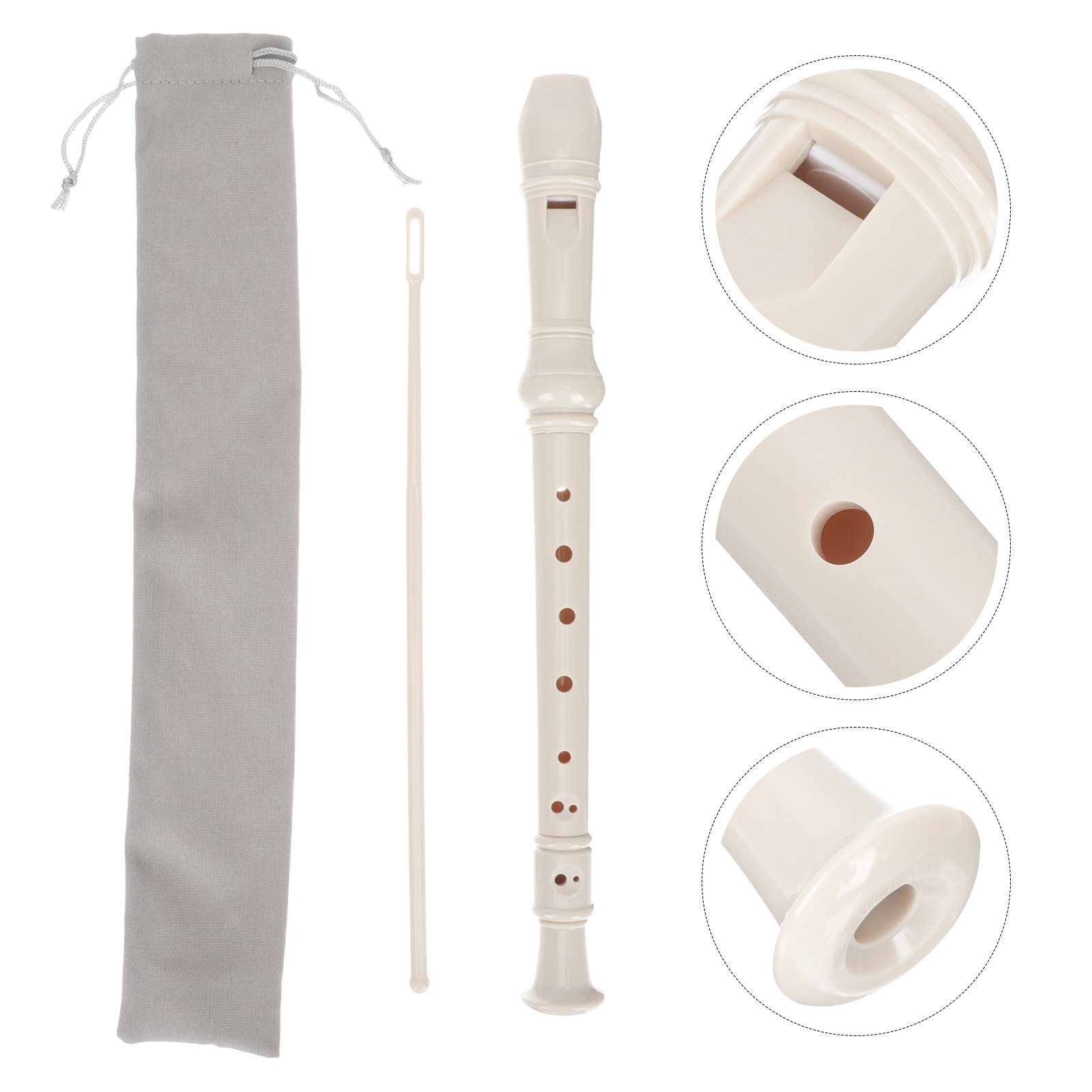 1Set 8-Hole Soprano Recorder P - Soprano Recorder Plastic ulasan dan harga