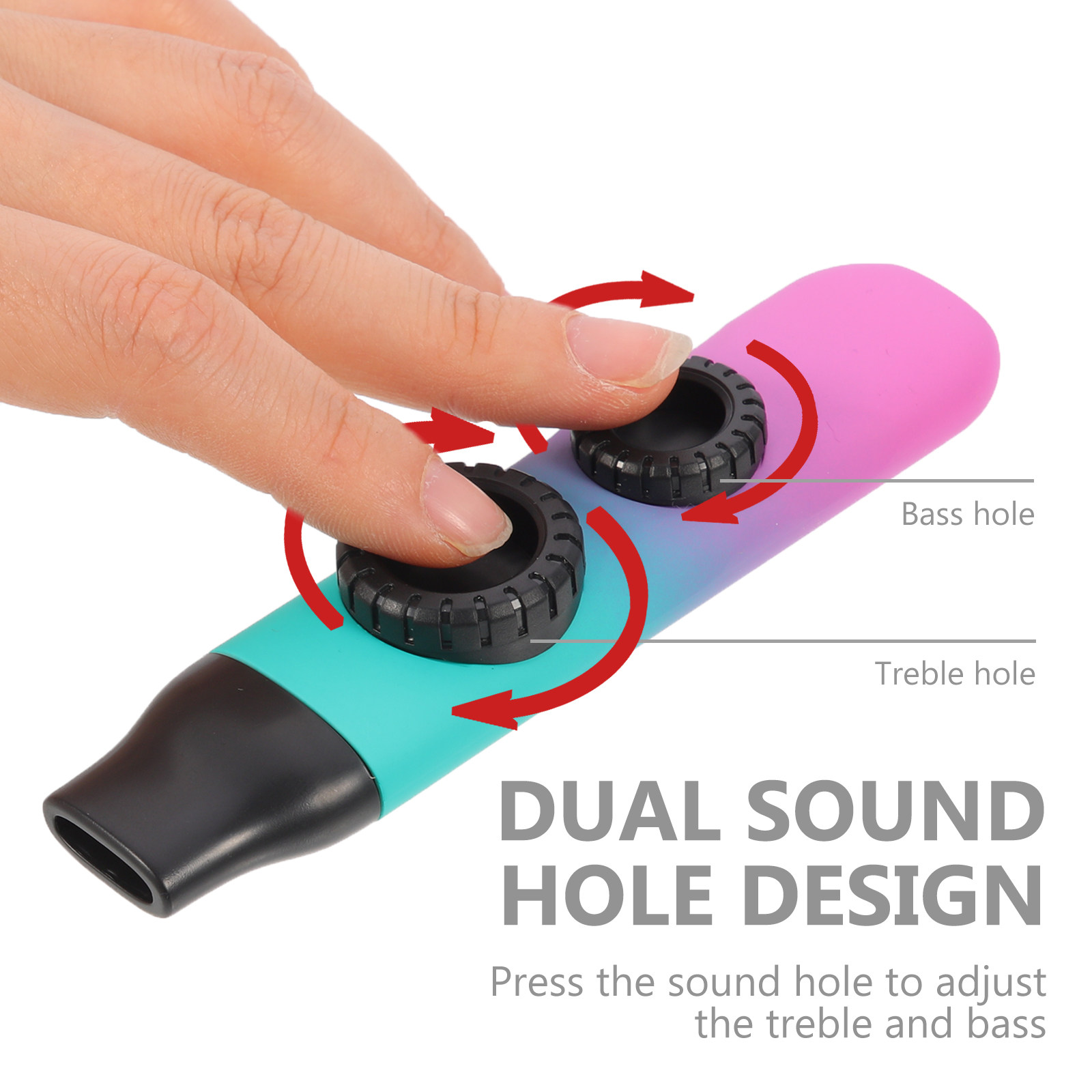 1Set Dual Hole Kazoo Portable  - Musical Instrument Ukulele ulasan dan harga