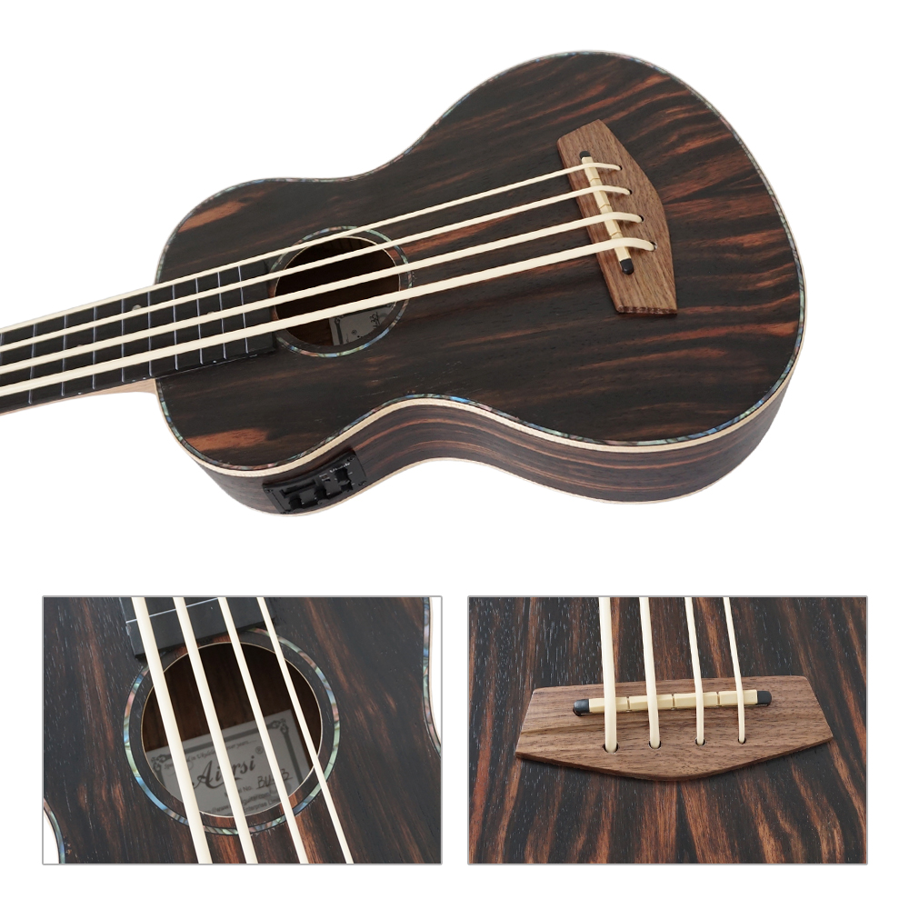 China made Custom Aiersi brand - Bass Guitar Fretless ulasan dan harga