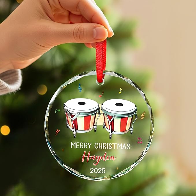 Bongo Drum Player Christmas Or - Musical Instrument With Name ulasan dan harga