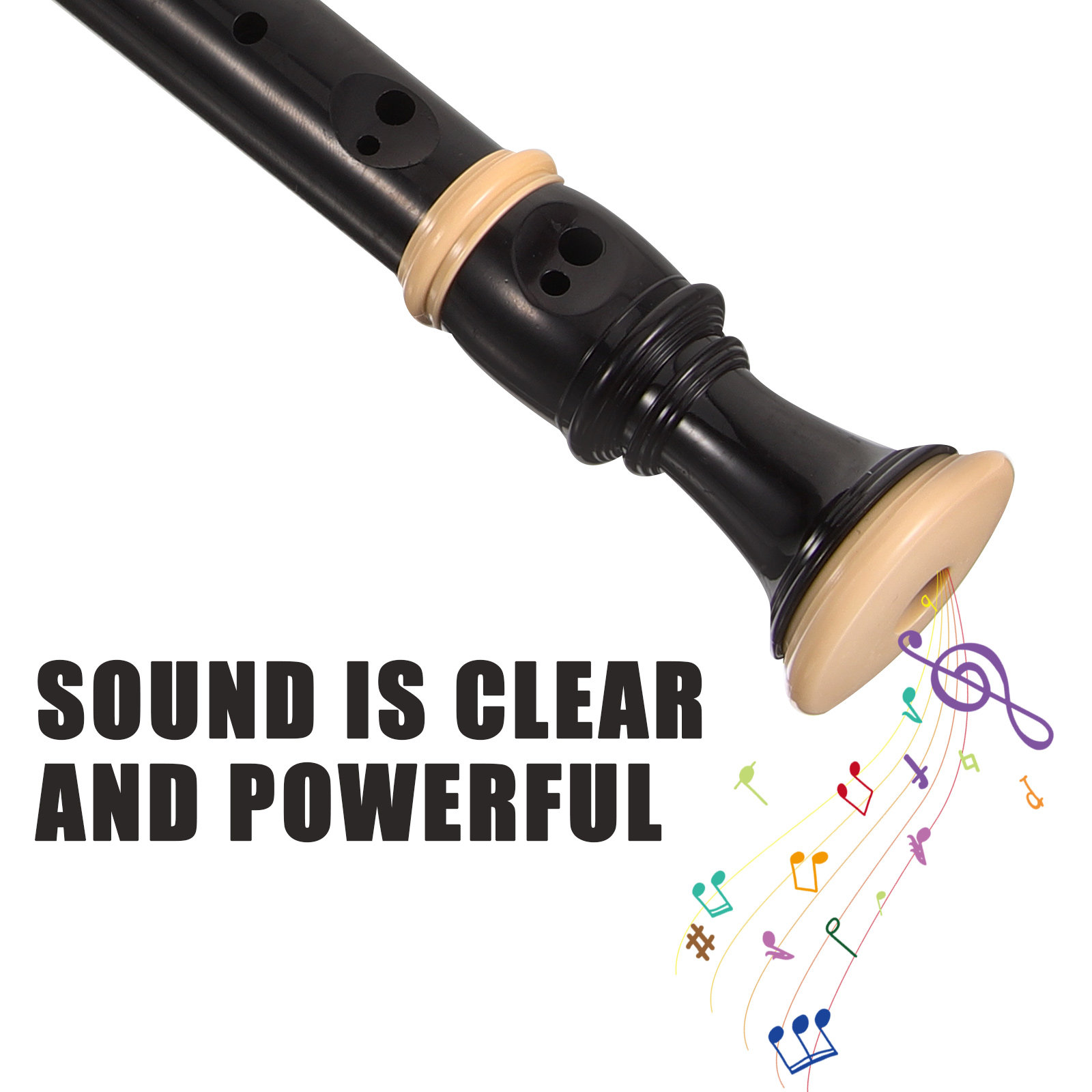 1Set German 8 Hole Soprano Rec - Soprano Recorder Plastic ulasan dan harga