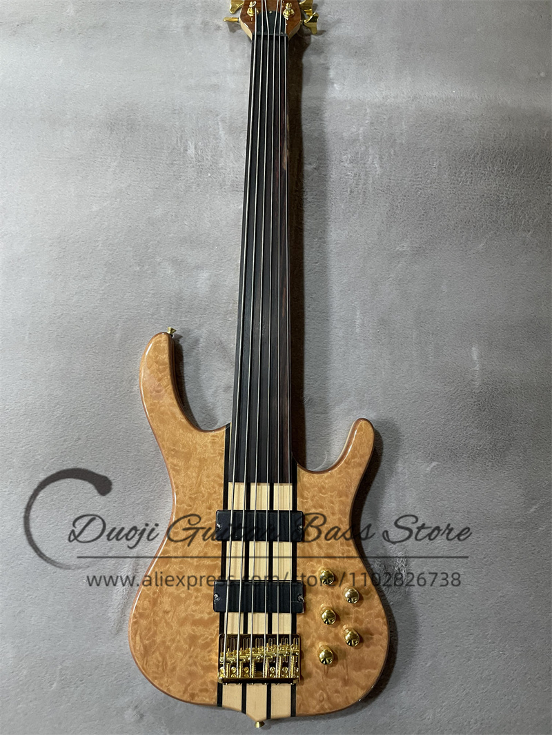 6 Strings bass Fretless Bass S - Bass Guitar Fretless ulasan dan harga