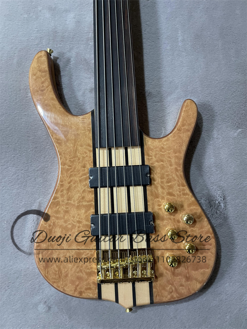 6 Strings bass Fretless Bass S - Bass Guitar Fretless ulasan dan harga