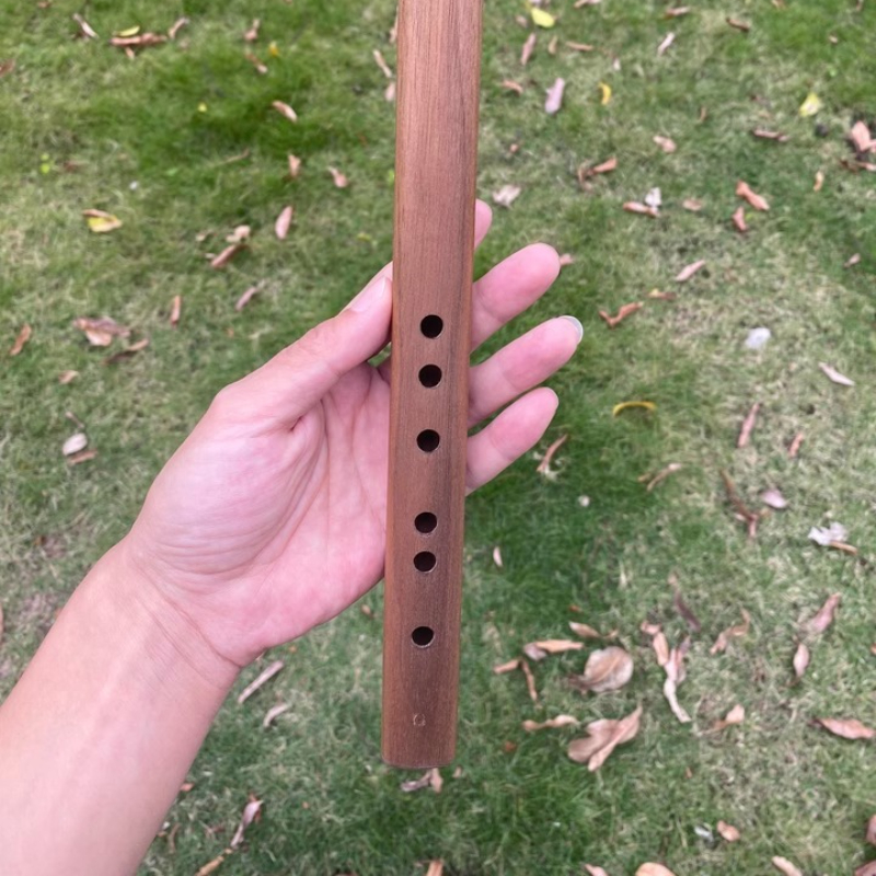 6 Holes Short Flute G Key Wood - Wooden Flute Native ulasan dan harga