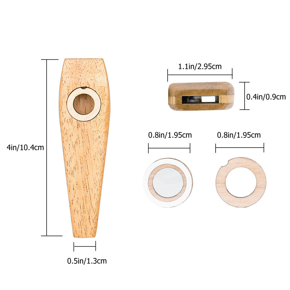 1Set Wooden Kazoo Musical Inst - Musical Instrument Ukulele ulasan dan harga