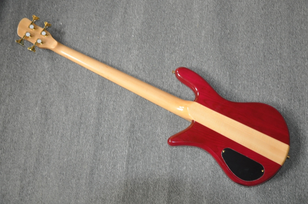 Pink 4 Strings Electric Bass G - Bass Guitar Fretless ulasan dan harga