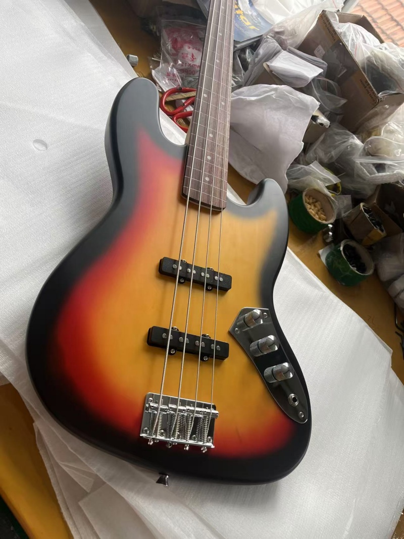 Free delivery of high quality  - Bass Guitar Fretless ulasan dan harga